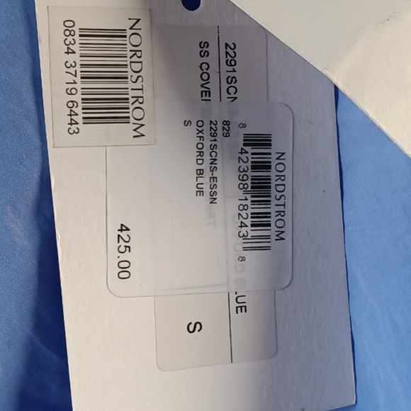 CO Essentials button down blue collar shirt - Picture 1 of 3